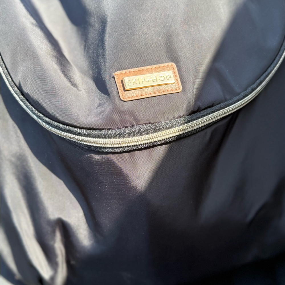 Skip Hop Black Backpack with Sleek Design and Durable Material - Picture 3 of 6